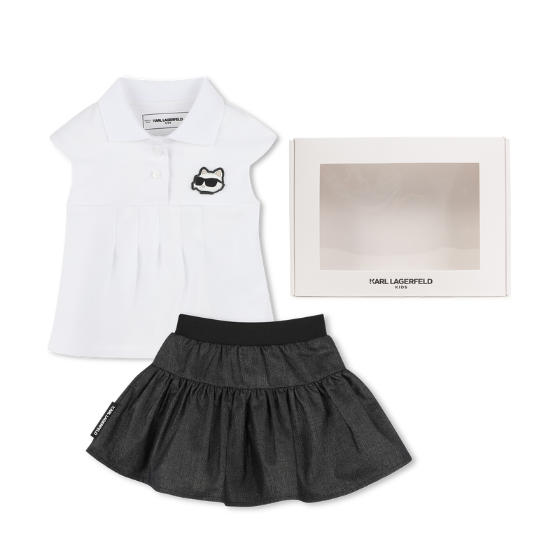 Ensemble T-shirt et jupe KARL LAGERFELD KIDS 
                    FILLE