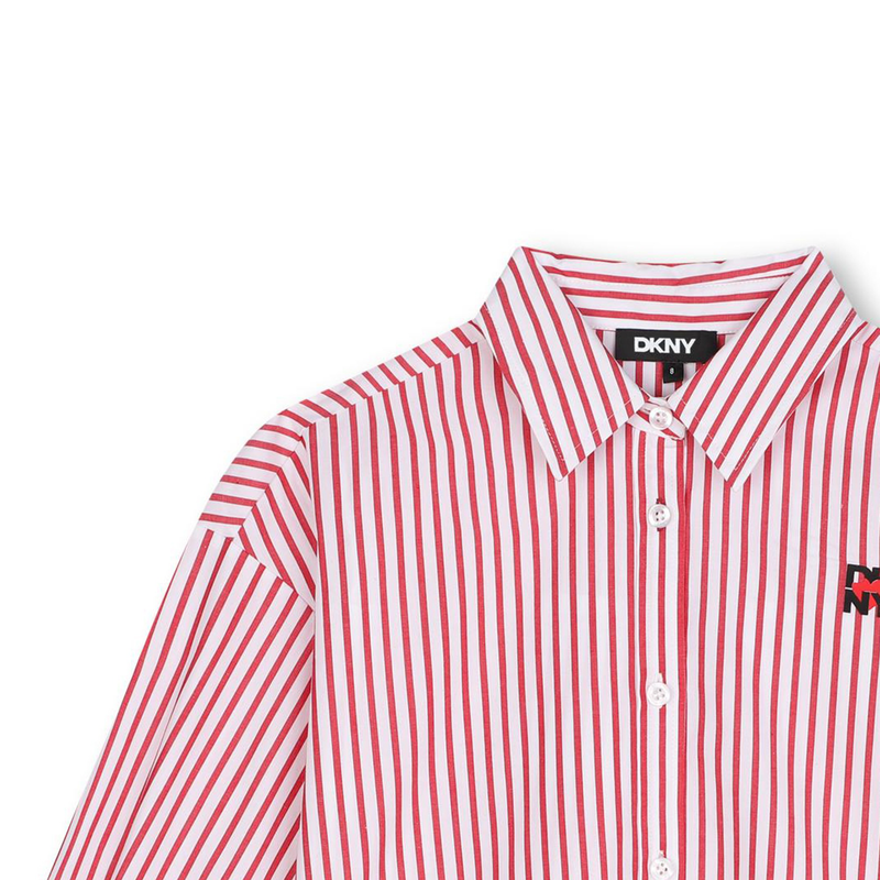 Chemise rayée imprimée DKNY 
                    FILLE