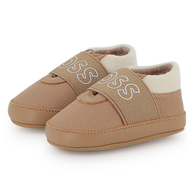 Chaussons souples en cuir de mouton BOSS UNISEXE