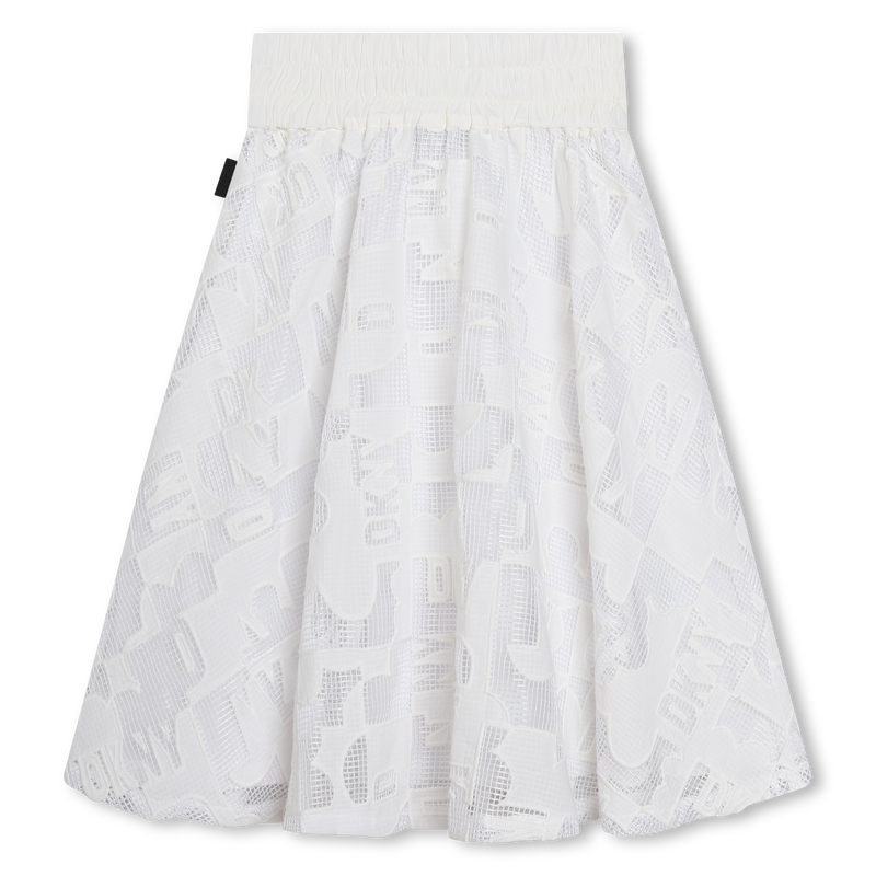 Jupe de cérémonie en tissu en maille ajouré DKNY 
                    FILLE