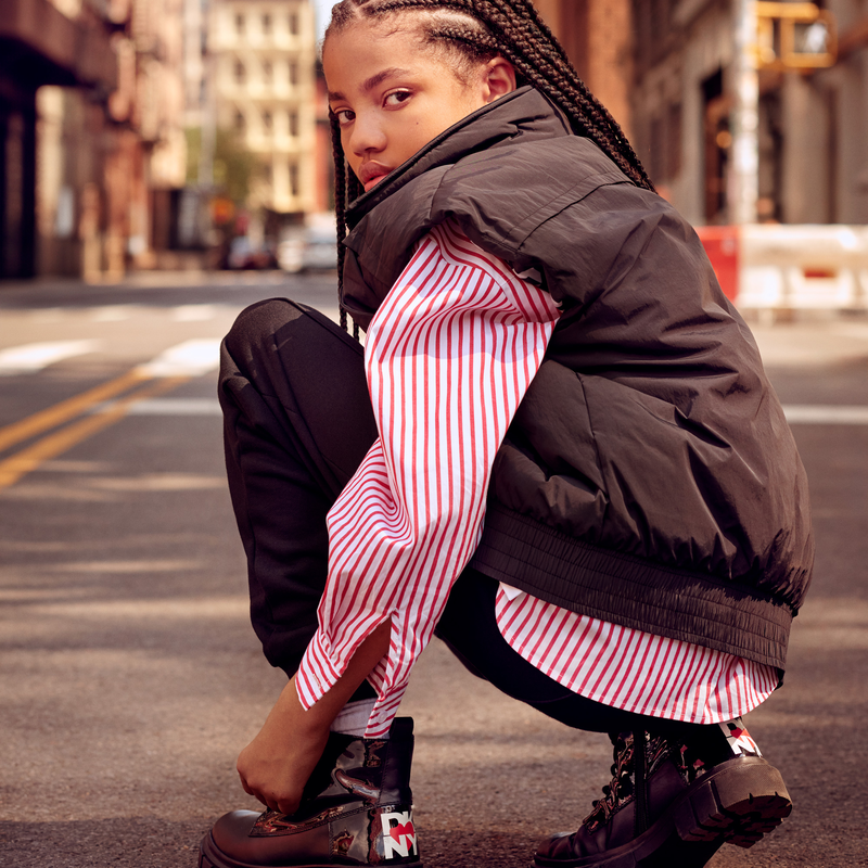 Bottines à fermeture zippée DKNY 
                    FILLE