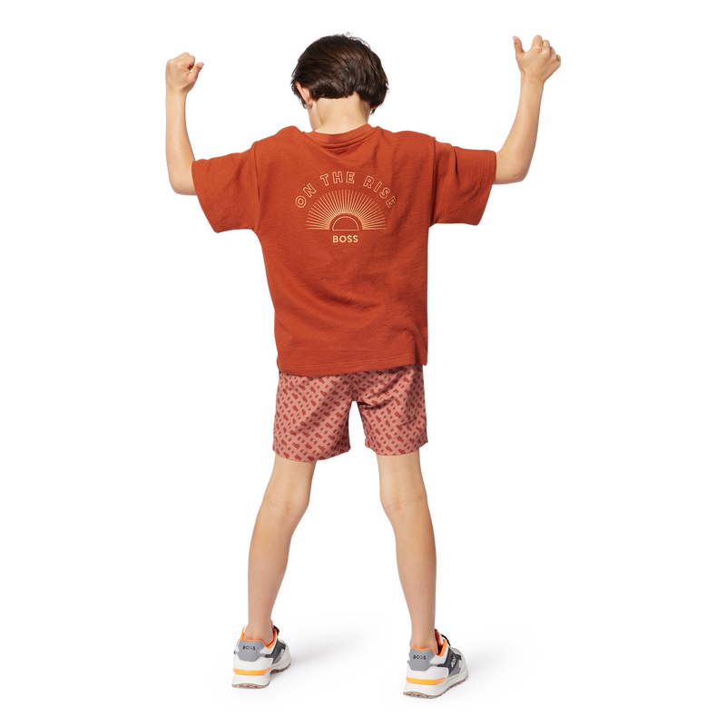 Baskets lac&eacute;es d&eacute;tails color&eacute;s BOSS 
                        GARCON