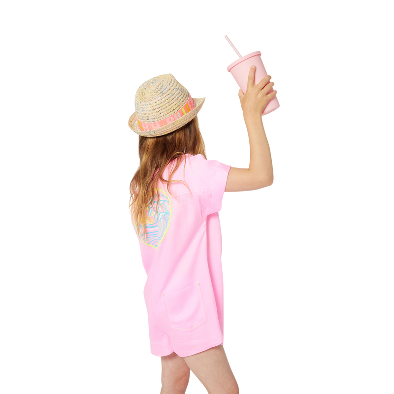 Chapeau tressé multicolore BILLIEBLUSH 
                    FILLE