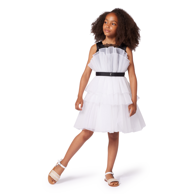 Robe à volants avec tresses GIVENCHY 
                    FILLE
