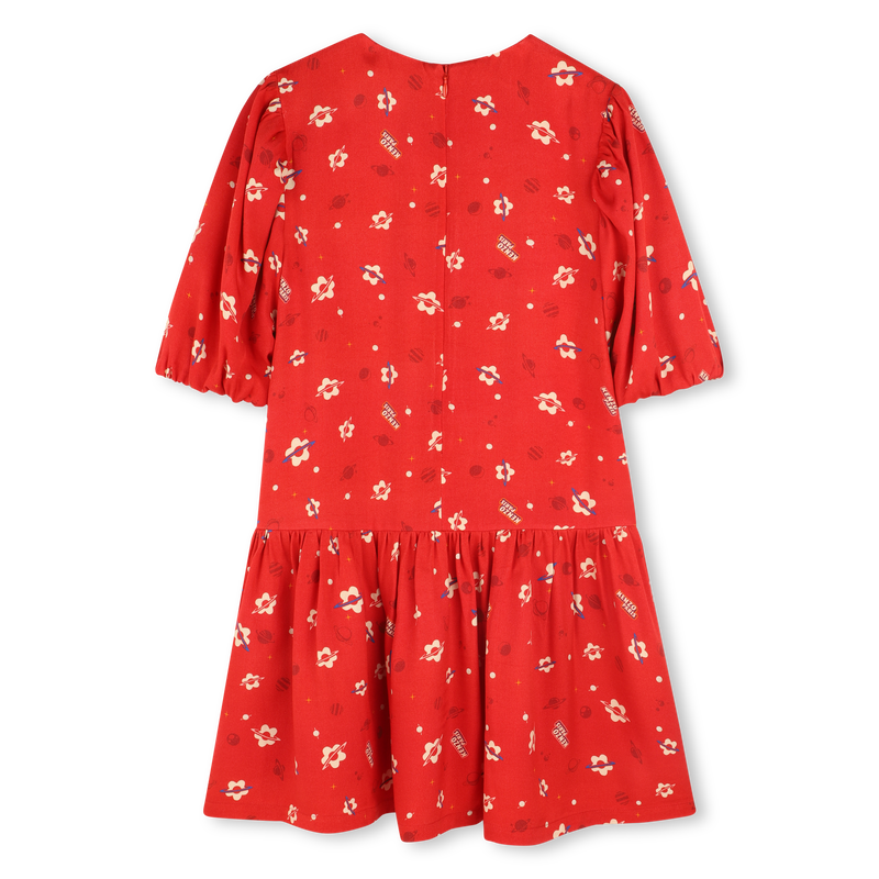 Robe à manches courtes bouffantes KENZO KIDS 
                    FILLE