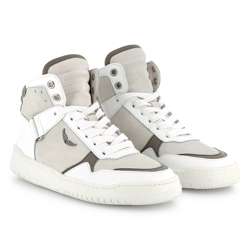 Baskets en cuir de vachette à lacets ZADIG & VOLTAIRE 
                    UNISEXE