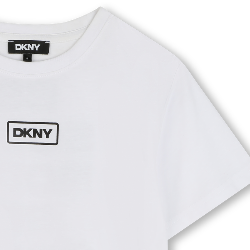 T-shirt manches courtes coton DKNY 
                    UNISEXE