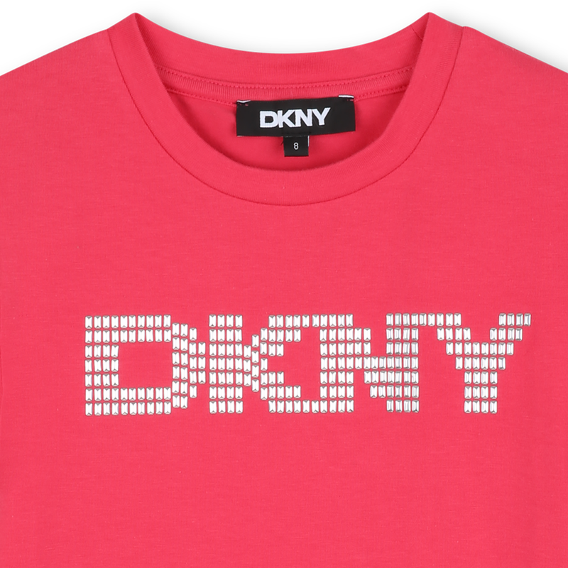 T-shirt &agrave; manches courtes DKNY 
                        FILLE