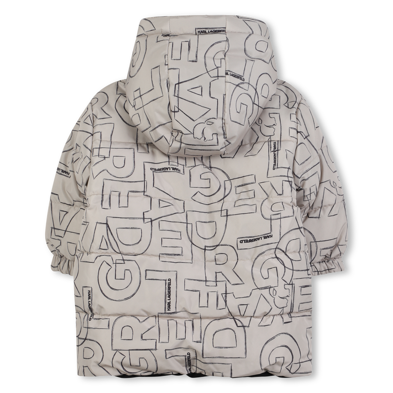 Doudoune réversible à capuche KARL LAGERFELD KIDS 
                    GARCON