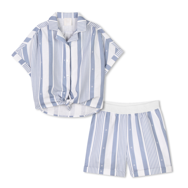 Ensemble chemise et short GIVENCHY 
                    FILLE