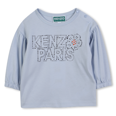 T-shirt à manches longues KENZO KIDS FILLE