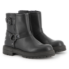 Bottes motard en cuir de vachette DKNY 
                    FILLE
