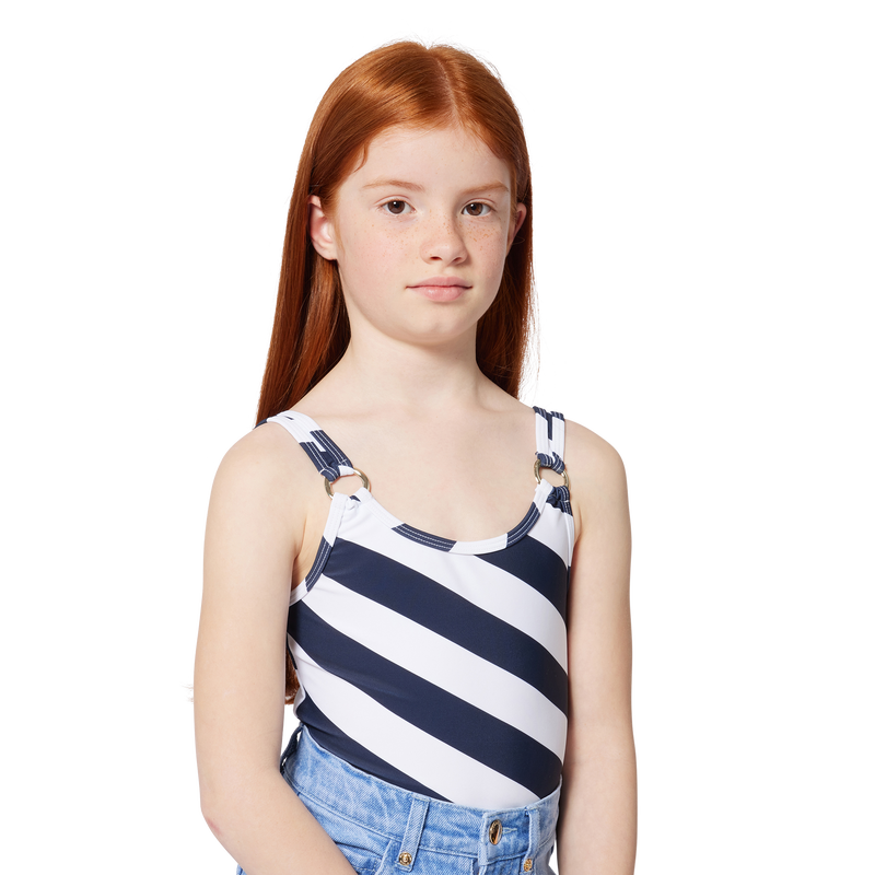 Maillot de bain 1 pièce rayé MICHAEL KORS 
                    FILLE