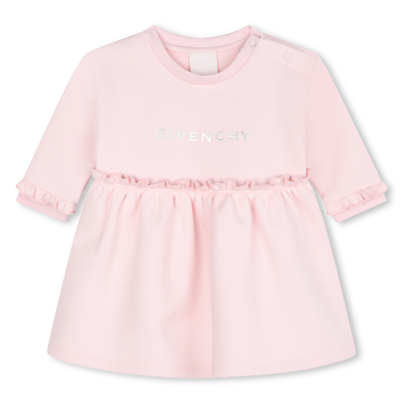 Robe molletonn&eacute;e &agrave; volants GIVENCHY 
                        FILLE