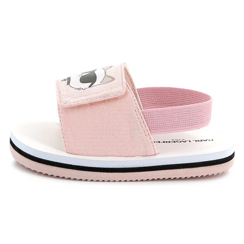 Sandales l&eacute;g&egrave;res &agrave; fermeture KARL LAGERFELD KIDS 
                        UNISEXE