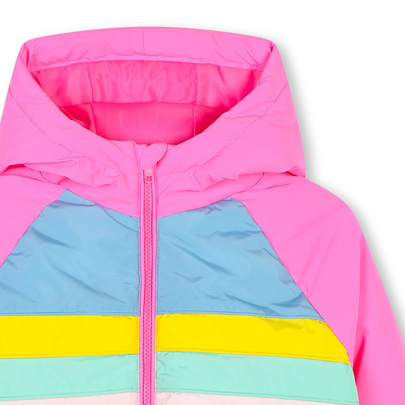 Doudoune multicolore à capuche BILLIEBLUSH 
                    FILLE
