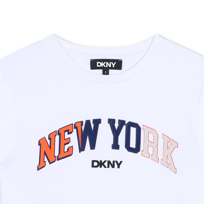 T-shirt manches longues coton DKNY 
                        GARCON