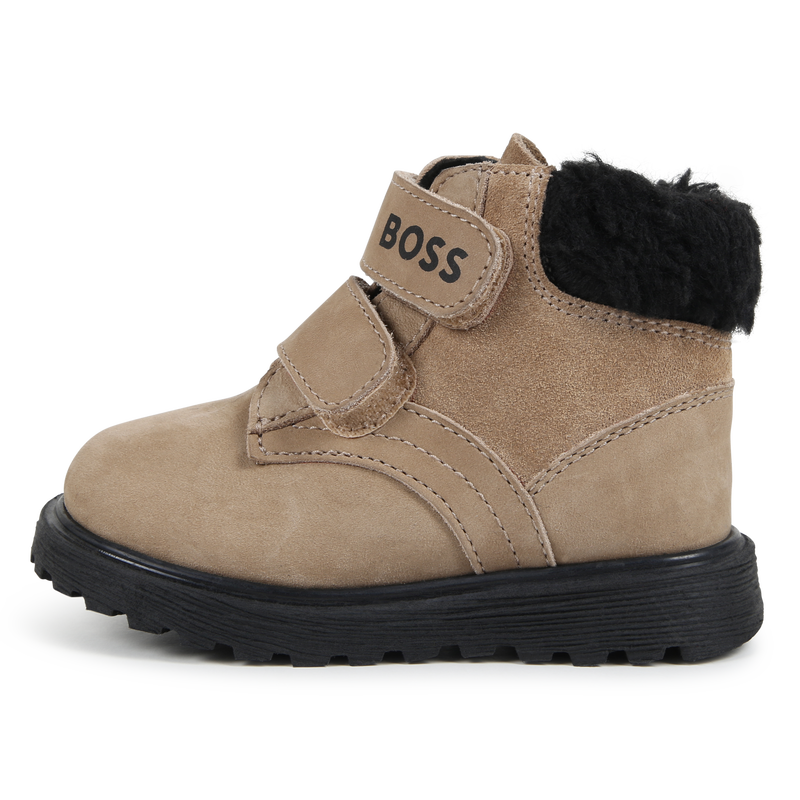 Bottines en cuir de vachette BOSS 
                    GARCON