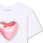 T-shirt de c&eacute;r&eacute;monie en coton MARC JACOBS 
                    FILLE