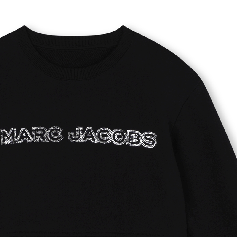 Sweat-shirt court en molleton THE MARC JACOBS 
                    FILLE