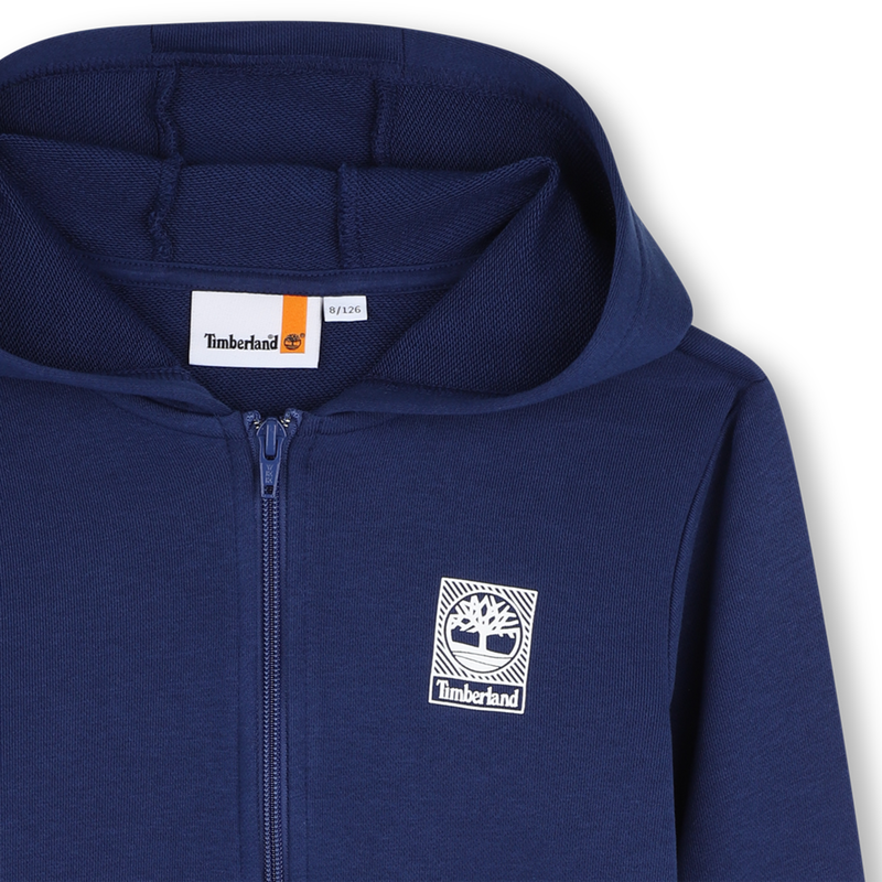 Cardigan à capuche en molleton TIMBERLAND 
                        GARCON