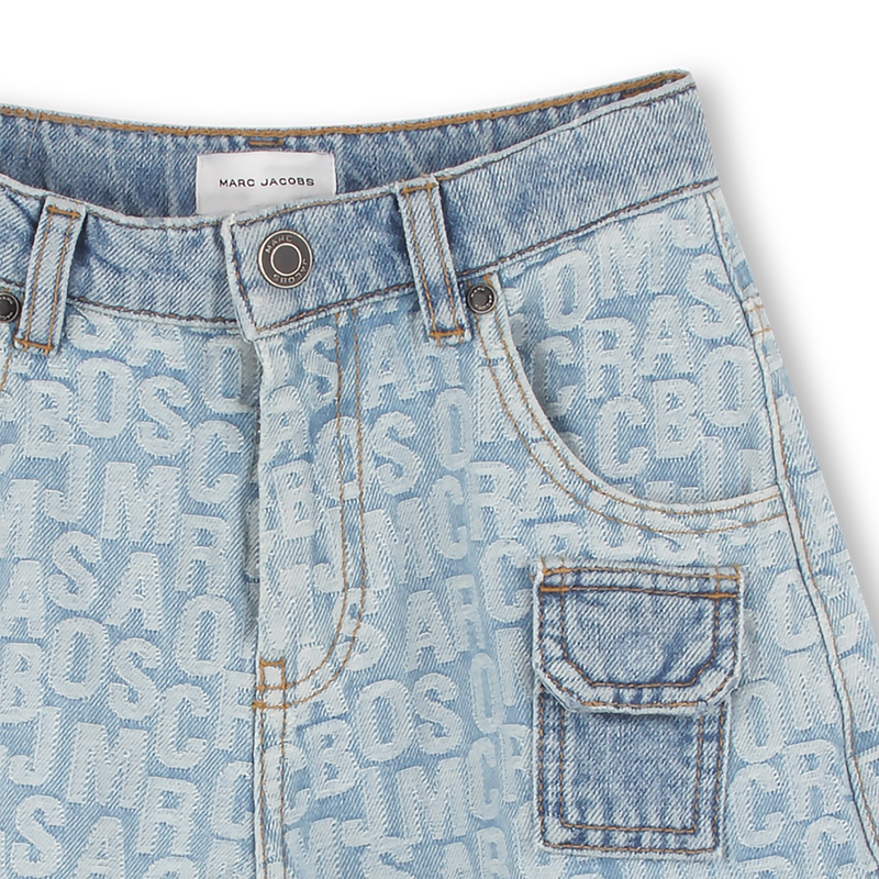 Bermuda multipoche en jean THE MARC JACOBS 
                    GARCON