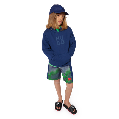 Bermuda de jogging imprim&eacute; Hugo GARCON