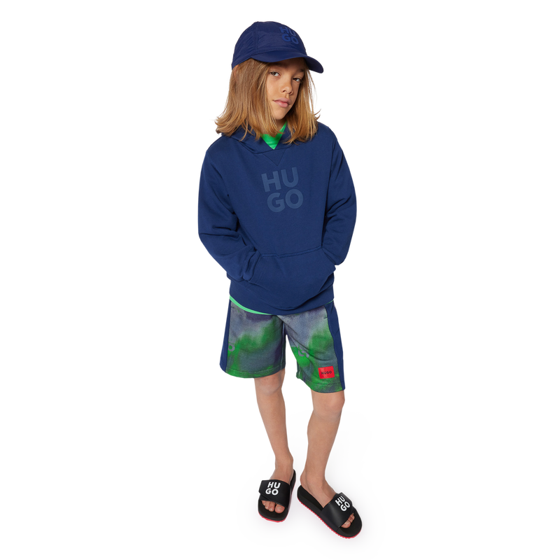 Bermuda de jogging imprim&eacute; Hugo 
                        GARCON