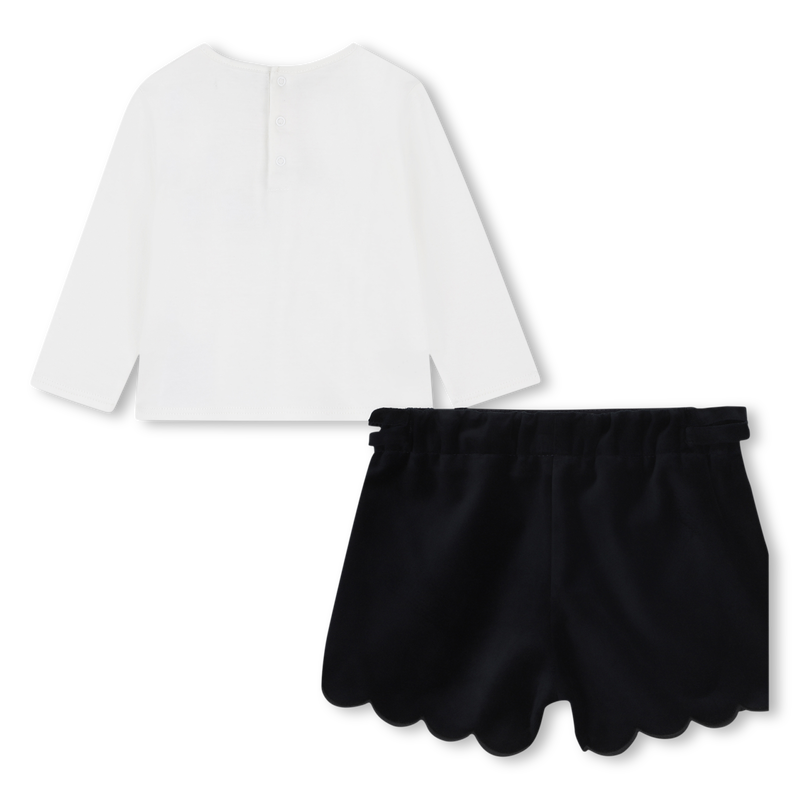 Ensemble short et tee-shirt CHLOE 
                    FILLE
