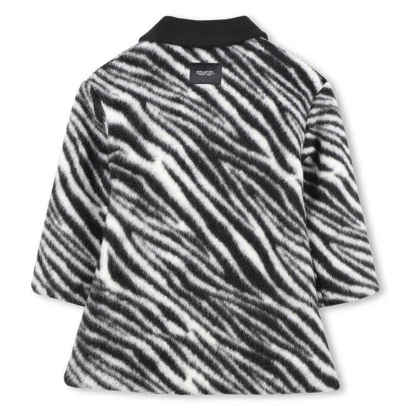 Manteau long motif intégral zèbre THE MARC JACOBS 
                    FILLE