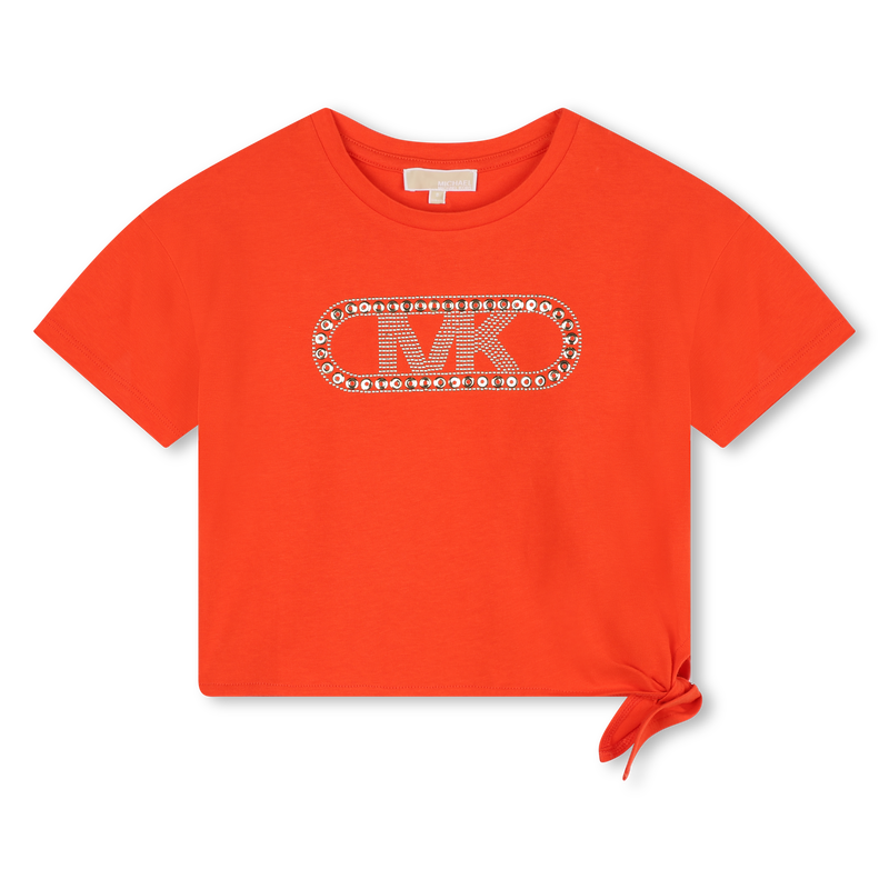 T-shirt clouté base nouée MICHAEL KORS 
                    FILLE