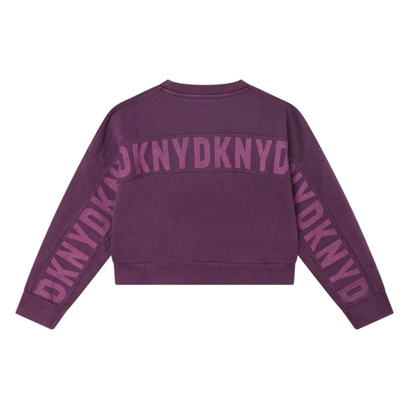 Sweat-shirt molletonné DKNY 
                    FILLE