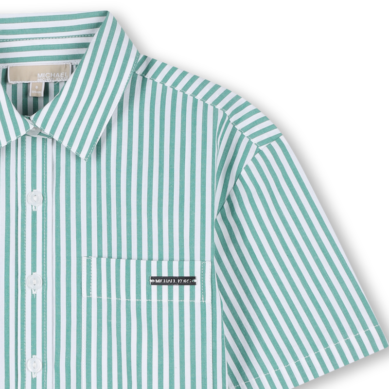 CHEMISE RAY&Eacute;E MANCHES COURTES MICHAEL KORS 
                        FILLE