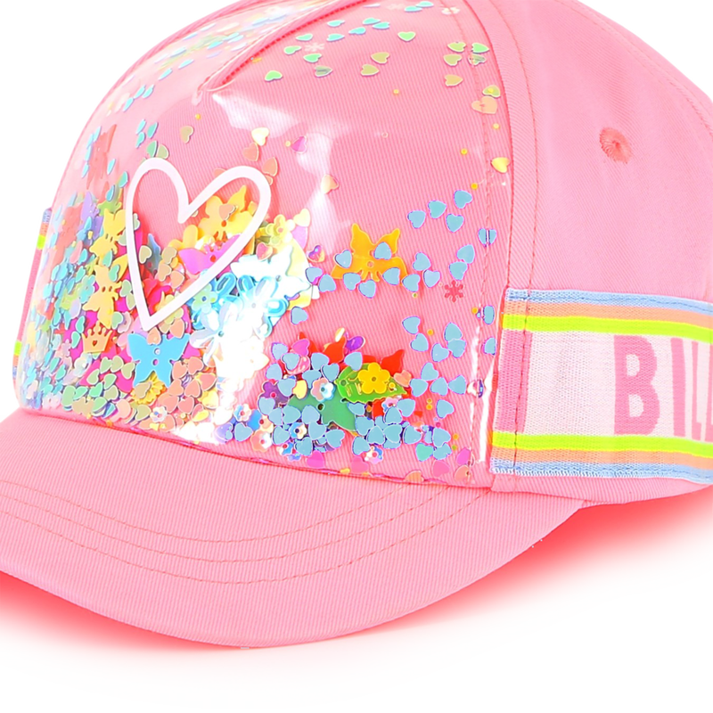 Casquette avec confettis BILLIEBLUSH 
                    FILLE