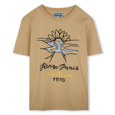 T-shirt manches courtes coton KENZO KIDS GARCON