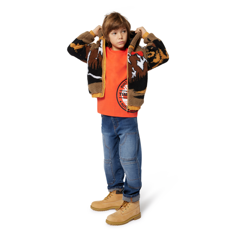 Cardigan zippé à capuche TIMBERLAND 
                    GARCON