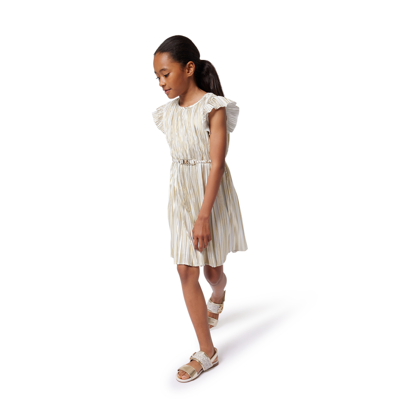 Robe de cérémonie plissée MICHAEL KORS 
                    FILLE