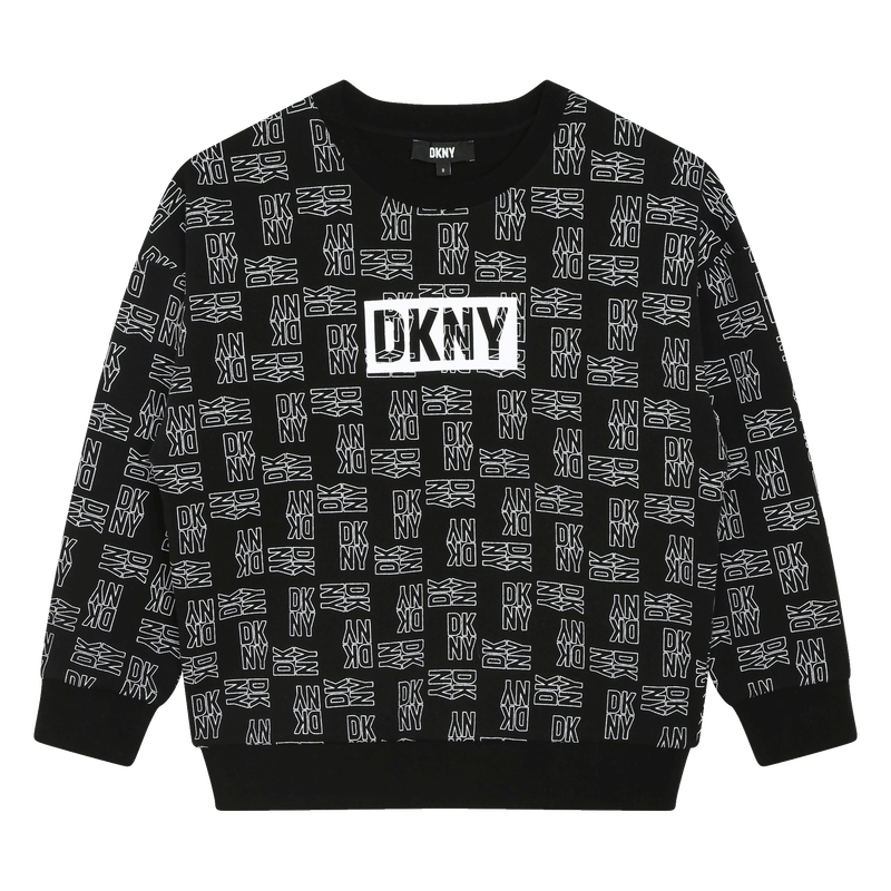 Sweat-shirt molleton imprimé DKNY 
                    UNISEXE