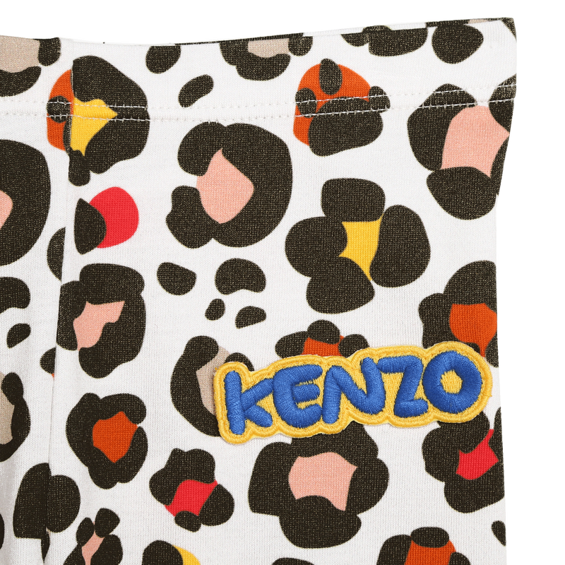 Legging en coton imprimé KENZO KIDS 
                    FILLE