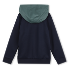 Sweat zipp&eacute; &agrave; capuche BOSS 
                    GARCON