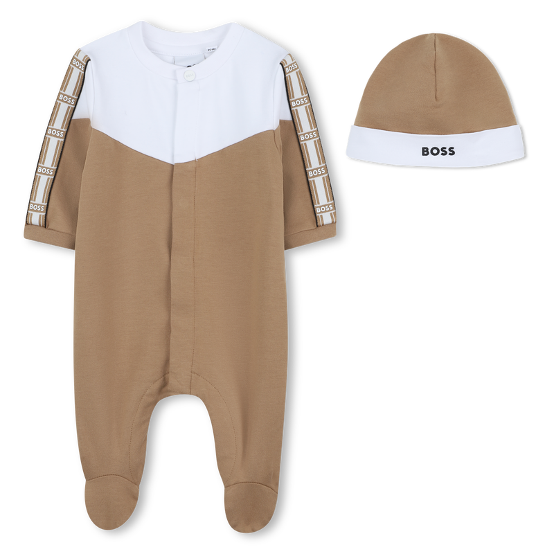 Pyjama et bonnet molletonnés BOSS 
                    GARCON