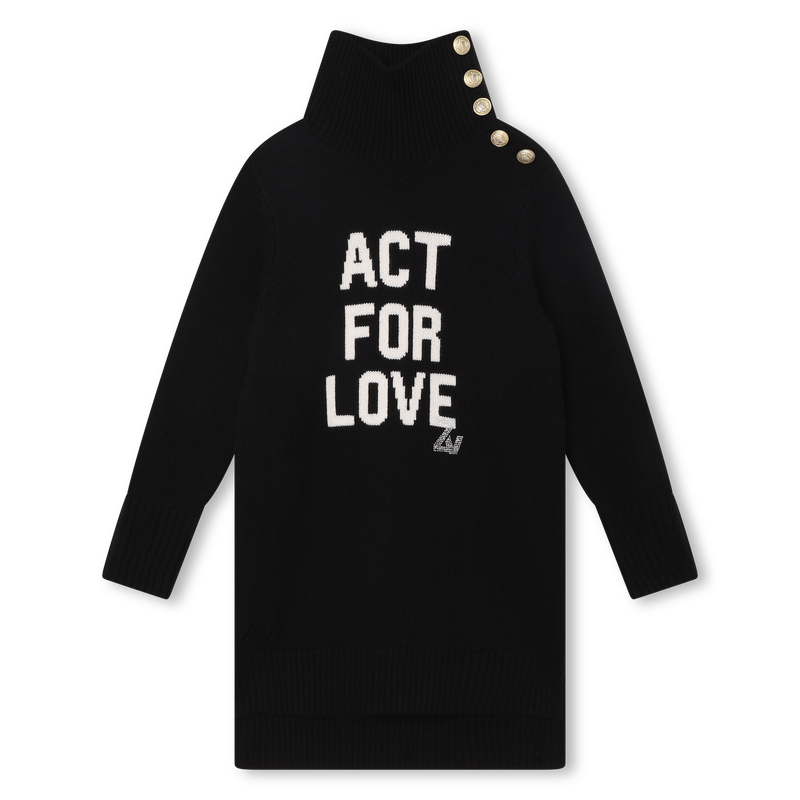 Robe à col roulé boutonné ZADIG & VOLTAIRE 
                    FILLE