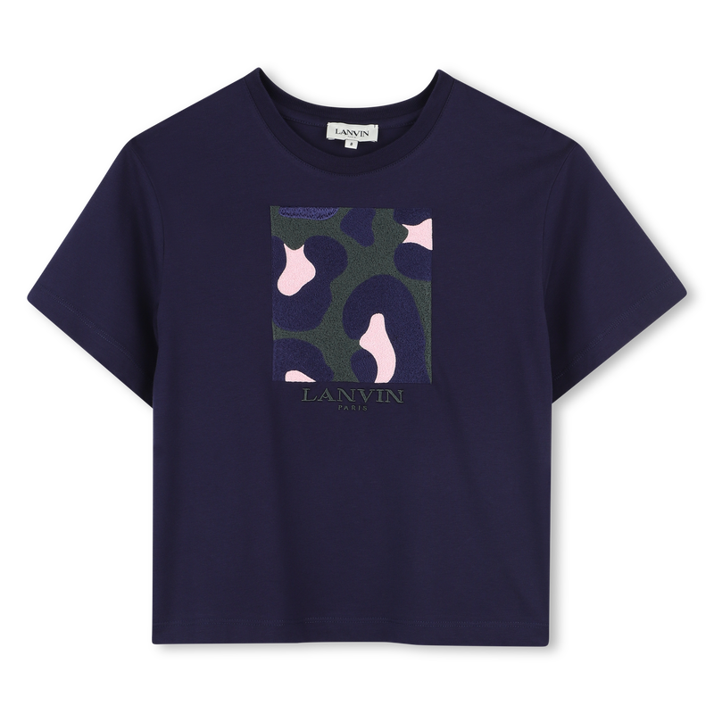 Tee-shirt imprimé à manches courtes LANVIN 
                    FILLE
