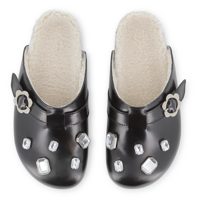 Mule en cuir de vachette MARC JACOBS 
                    FILLE