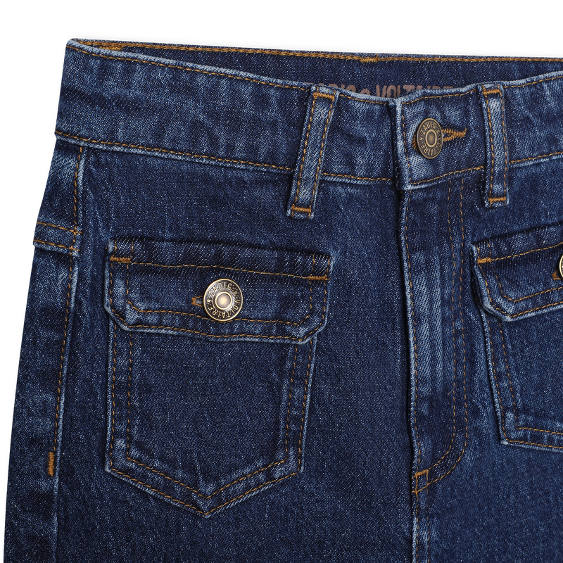 Jean évasé taille haute ZADIG & VOLTAIRE 
                    FILLE