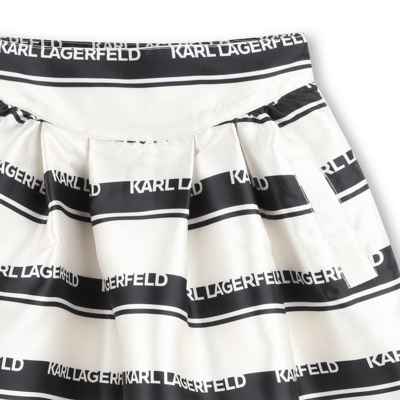 Jupe courte rayée KARL LAGERFELD KIDS 
                    FILLE