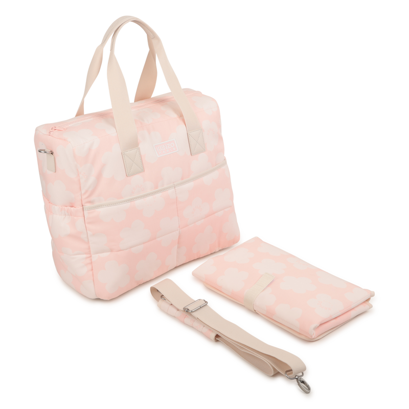 Sac à langer matelassé en popeline imprimée KENZO KIDS 
                    UNISEXE