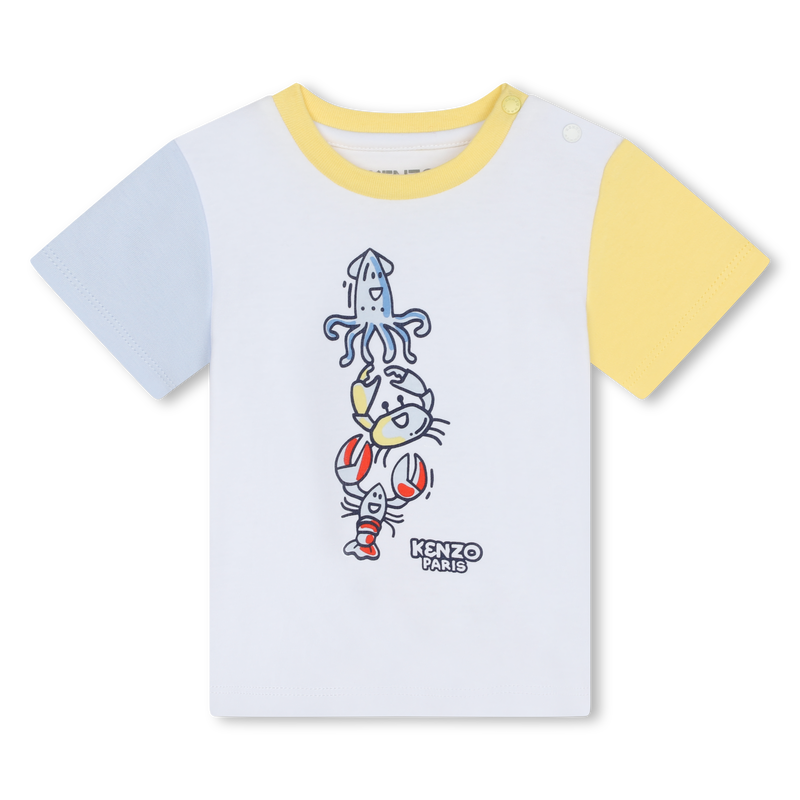 Ensemble T-shirt, short et bob KENZO KIDS 
                    GARCON