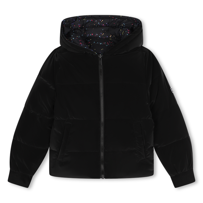 Doudoune réversible à capuche DKNY 
                    FILLE