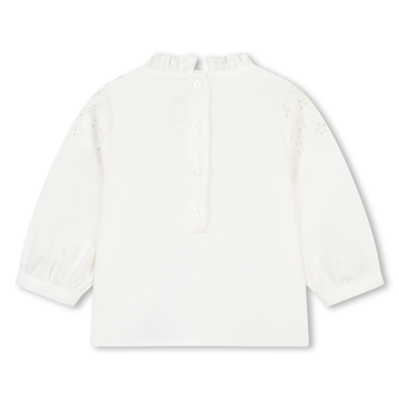 Blouse brodée avec volant CHLOE 
                    FILLE